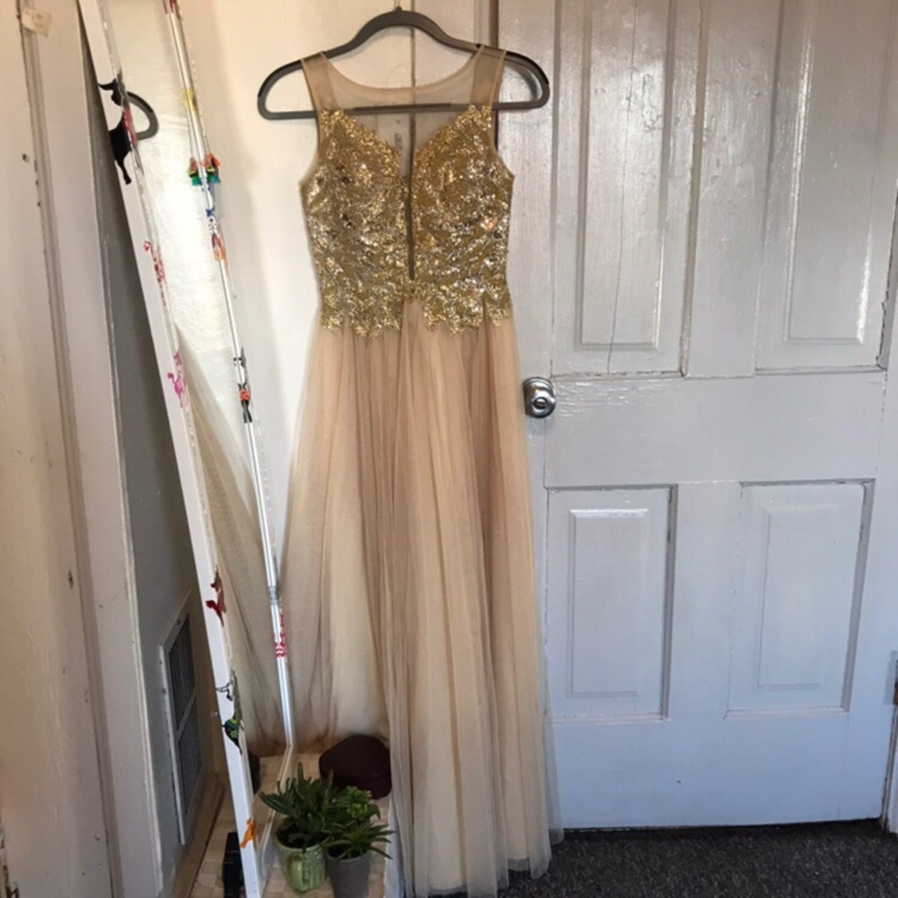 Gold Prom Dress